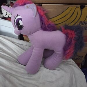 Purple and Pink Plush Unicorn Toy